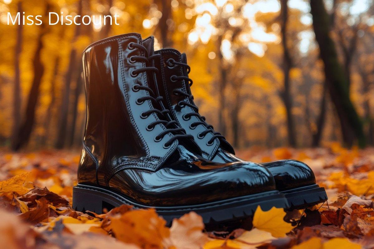 Brillez cet automne avec des bottines à lacets en forêt, style et confort assurés.