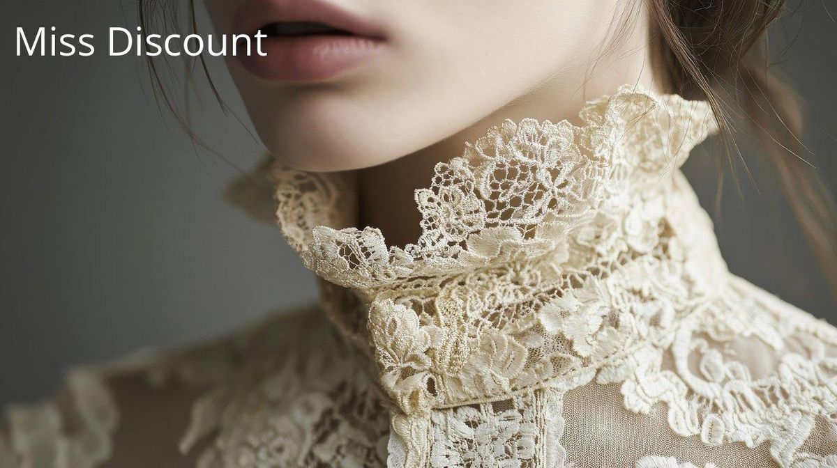 Dentelle sophistiquée : élégance intemporelle, avec guide de tailles pour un ajustement parfait.