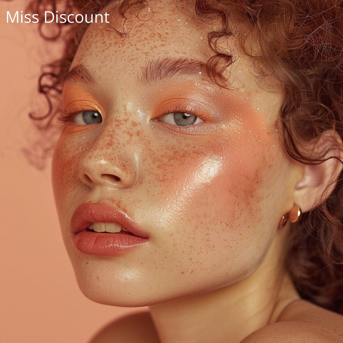 Le La Peach Fuzz illumine ce look frais et vibrant, parfait pour l'été.