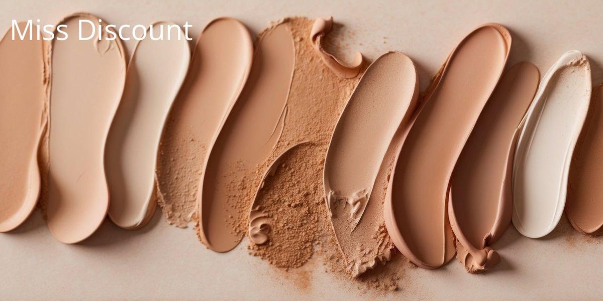 Palette de fonds de teint : secrets de micro concealing pour une peau parfaite.