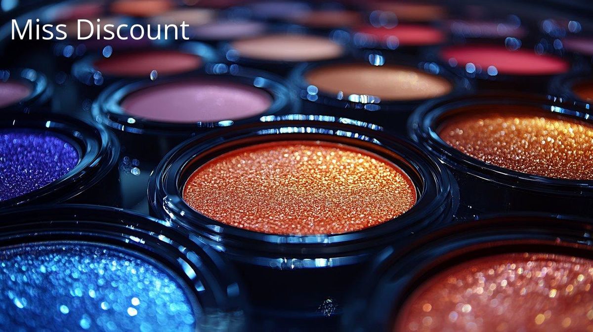 Palette étincelante : Accord parfait pour un haut à paillettes. Maquillage subtil et lumineux.