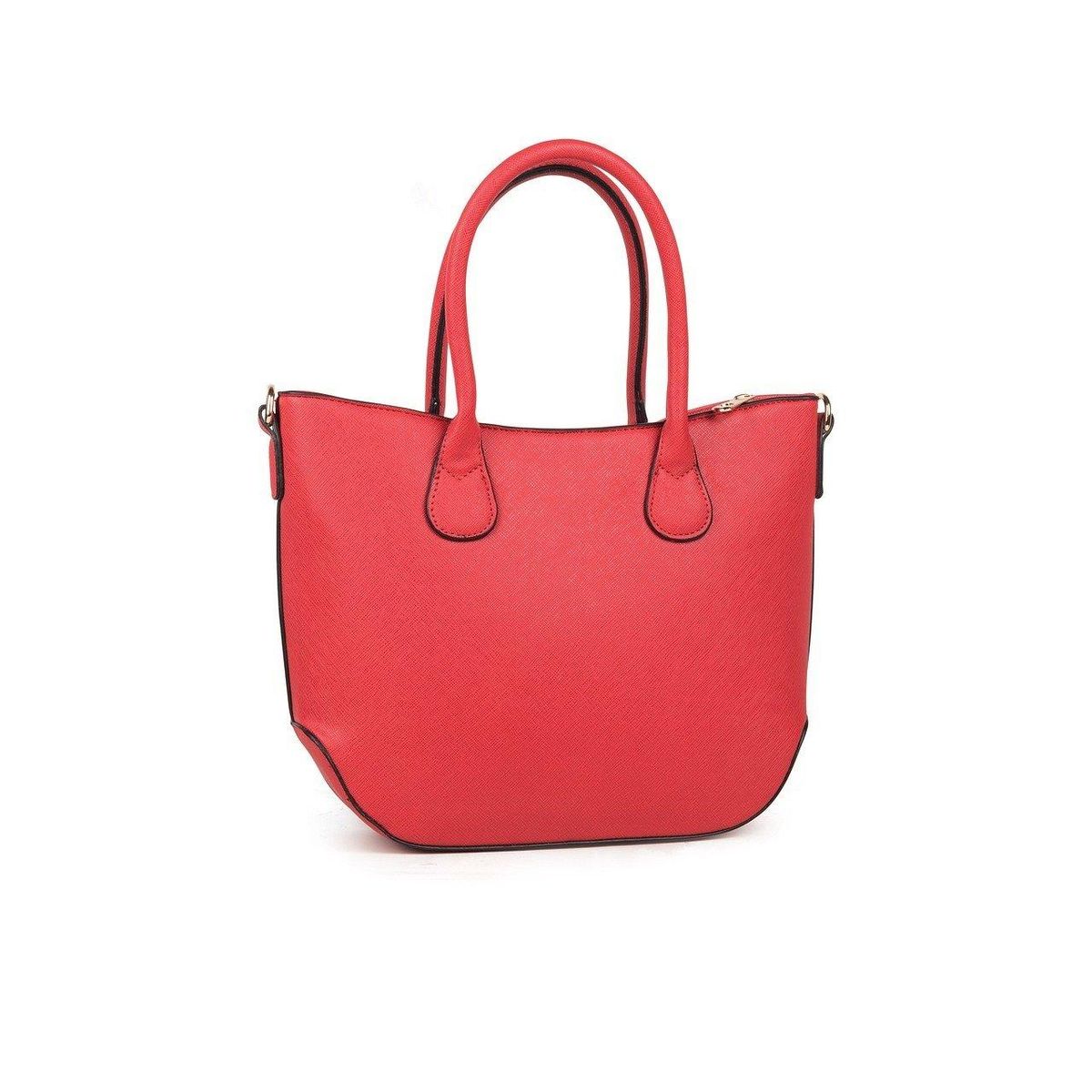 Sac rouge éclatant, l'essence même de l'explosion de couleurs cette saison.