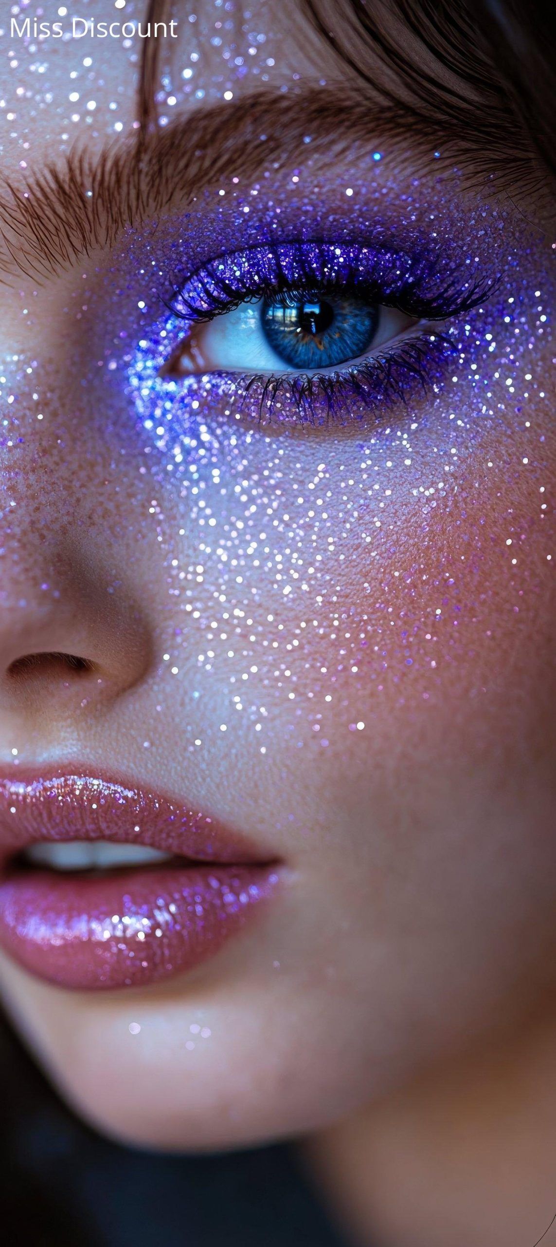 Un regard étoilé, idéal pour une peau lumineuse et festive en cette saison de fêtes.