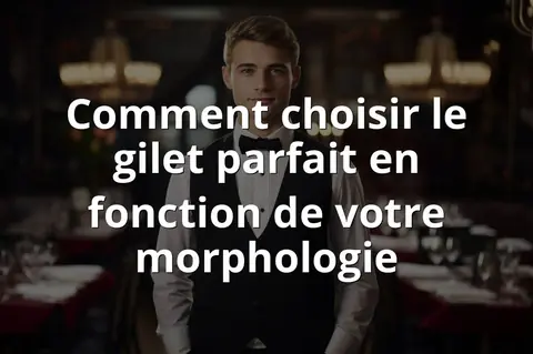 Comment choisir le gilet parfait en fonction de votre morphologie