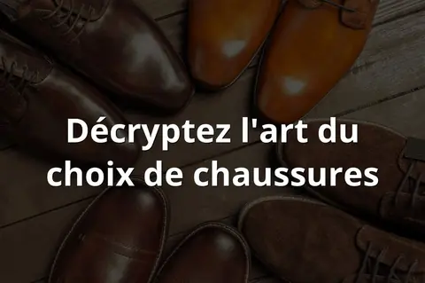 Décryptez l'art du choix de chaussures
