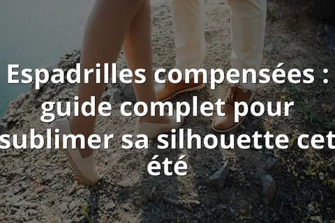 Espadrilles compensées : guide complet pour sublimer sa silhouette cet été