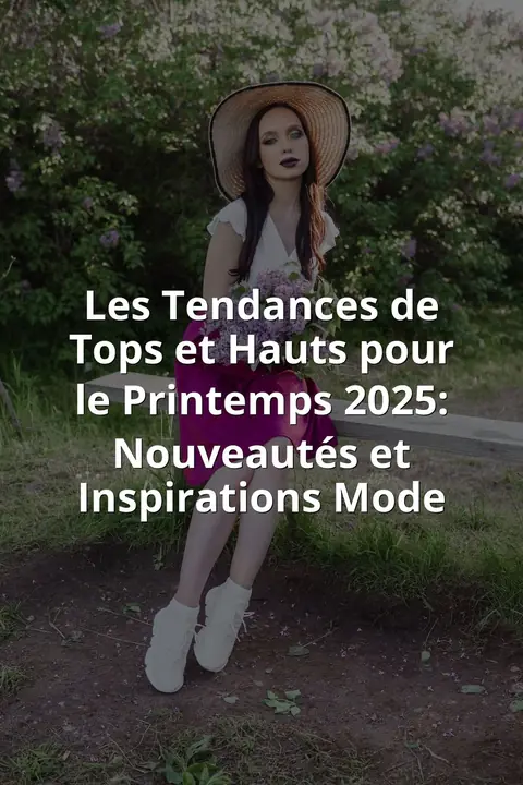 Les Tendances de Tops et Hauts pour le Printemps 2025: Nouveautés et Inspirations Mode