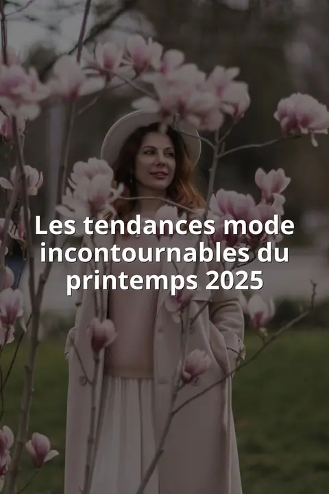 Les tendances mode incontournables du printemps 2025