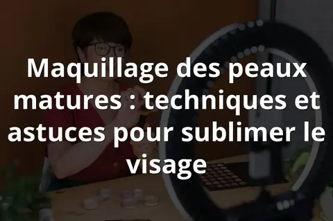 Maquillage des peaux matures : techniques et astuces pour sublimer le visage