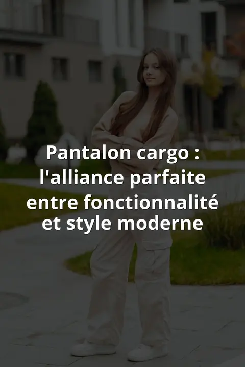 Pantalon cargo : l'alliance parfaite entre fonctionnalité et style moderne