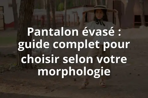 Pantalon évasé : guide complet pour choisir selon votre morphologie