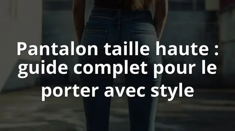 Pantalon taille haute : guide complet pour le porter avec style