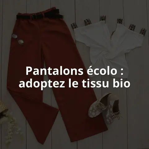 Pantalons écolo : adoptez le tissu bio