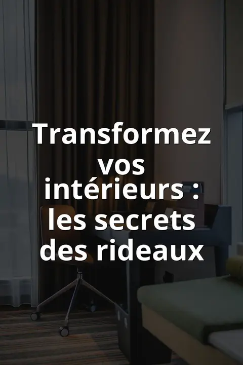 Transformez vos intérieurs : les secrets des rideaux
