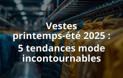 Vestes printemps-été 2025 : 5 tendances mode incontournables