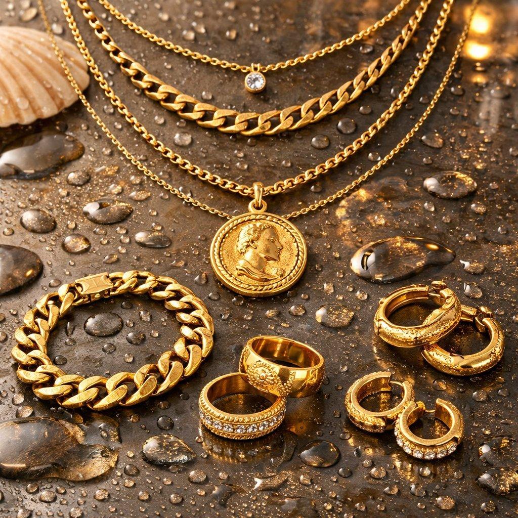 You are currently viewing 5 bijoux dorés résistants à l’eau à moins de 25€ pour un usage quotidien